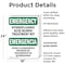 Signmission Safety Culture Sign, 18 in Width, Plastic, Rectangle, Bilingual OS-2PACK-EM-P-1824-L-10335 - alternate 2